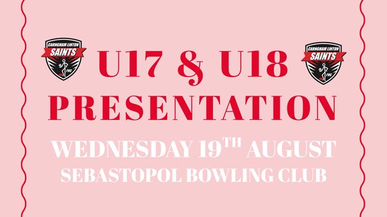 2026 U17/U18 Presentation Night 