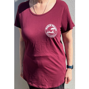 Maslin Benach Women's Mali T-Shirt- with curved bottom  image 1