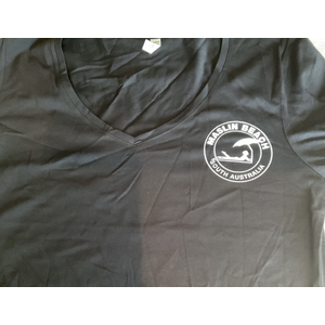 4023 Women’s maple v neck tee  image 3