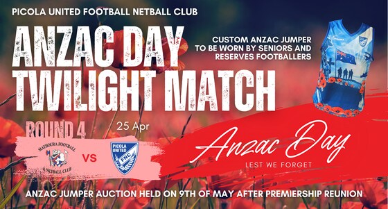 ANZAC Day Twilight Match @ Mathoura