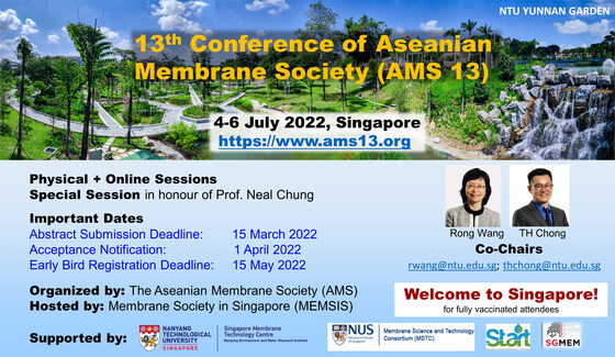 The 13th Conference of the Aseanian Membrane Society