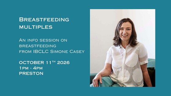 Education Event : Breastfeeding Multiples with Simone Casey
