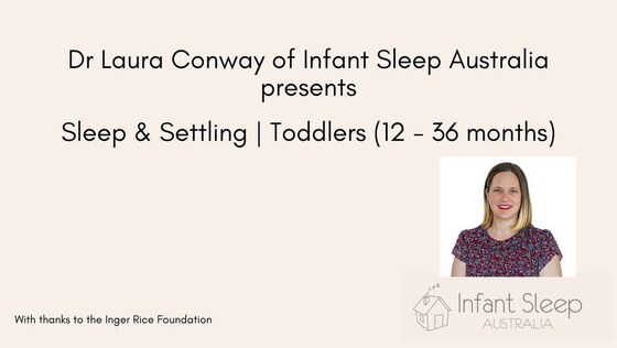 Online Webinar: Sleeping & Settling Toddlers (13-36 months)