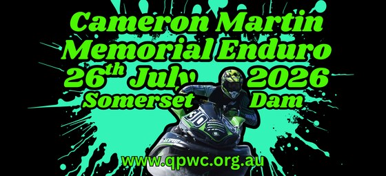 Cameron Martin Memorial Enduro - Somerset Dam 26th July 2026