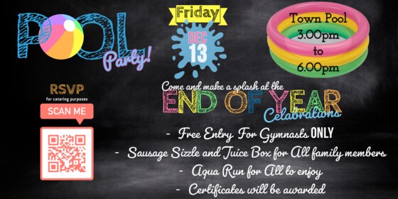 2024 End of Year - Gymnastics Pool Party 