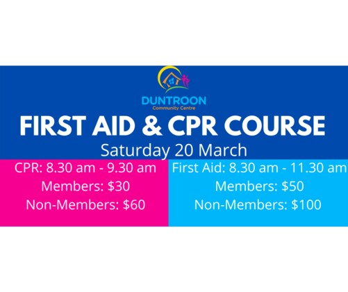 First Aid and CPR - March 2021