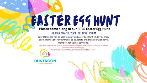Easter Egg Hunt and Light Refreshments