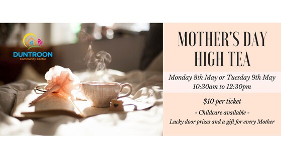 Mother's Day High Tea - Tuesday 9th May