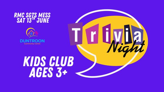 DCC Trivia Night - Kids Club