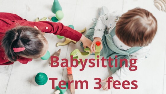 Babysitting- Thursday- Term 3 Fees