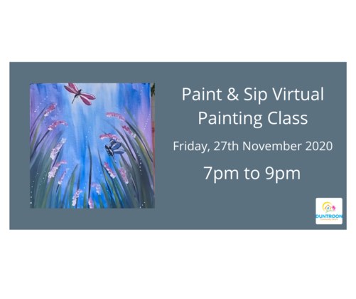Paint & Sip Virtual Painting Class