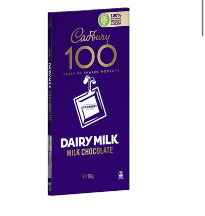 Fundrasier - 10kg Cadbury Dairy Milk Block 