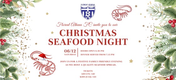 FAFC Christmas Seafood Night Fundraiser