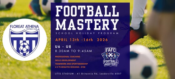⚽ FAFC MiniRoos Football Mastery – April School Holidays (U6–U8)