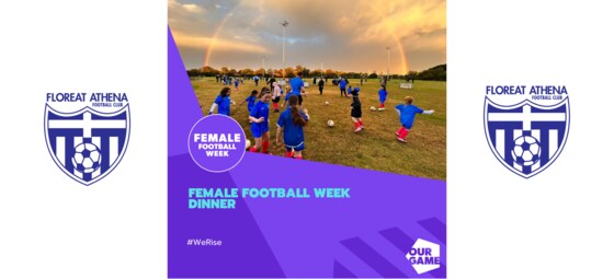 Female Football Week Dinner