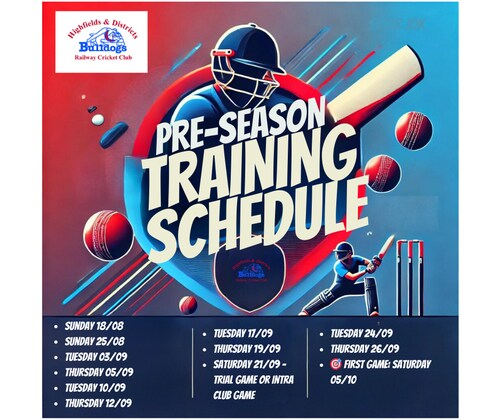 Seniors Pre-season Training 