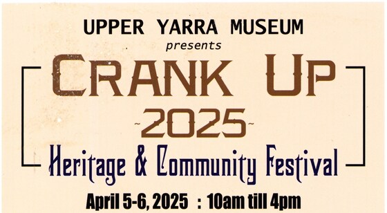 YVBG Volunteers needed at CRANK UP HERITAGE & COMMUNITY FESTIVAL