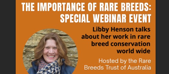 The importance of rare breeds : webinar