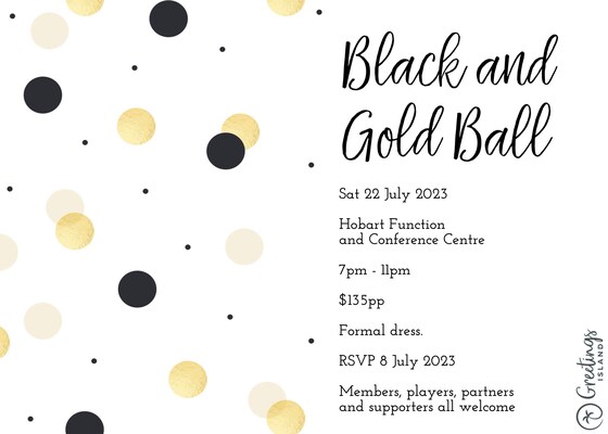 Black and Gold Ball