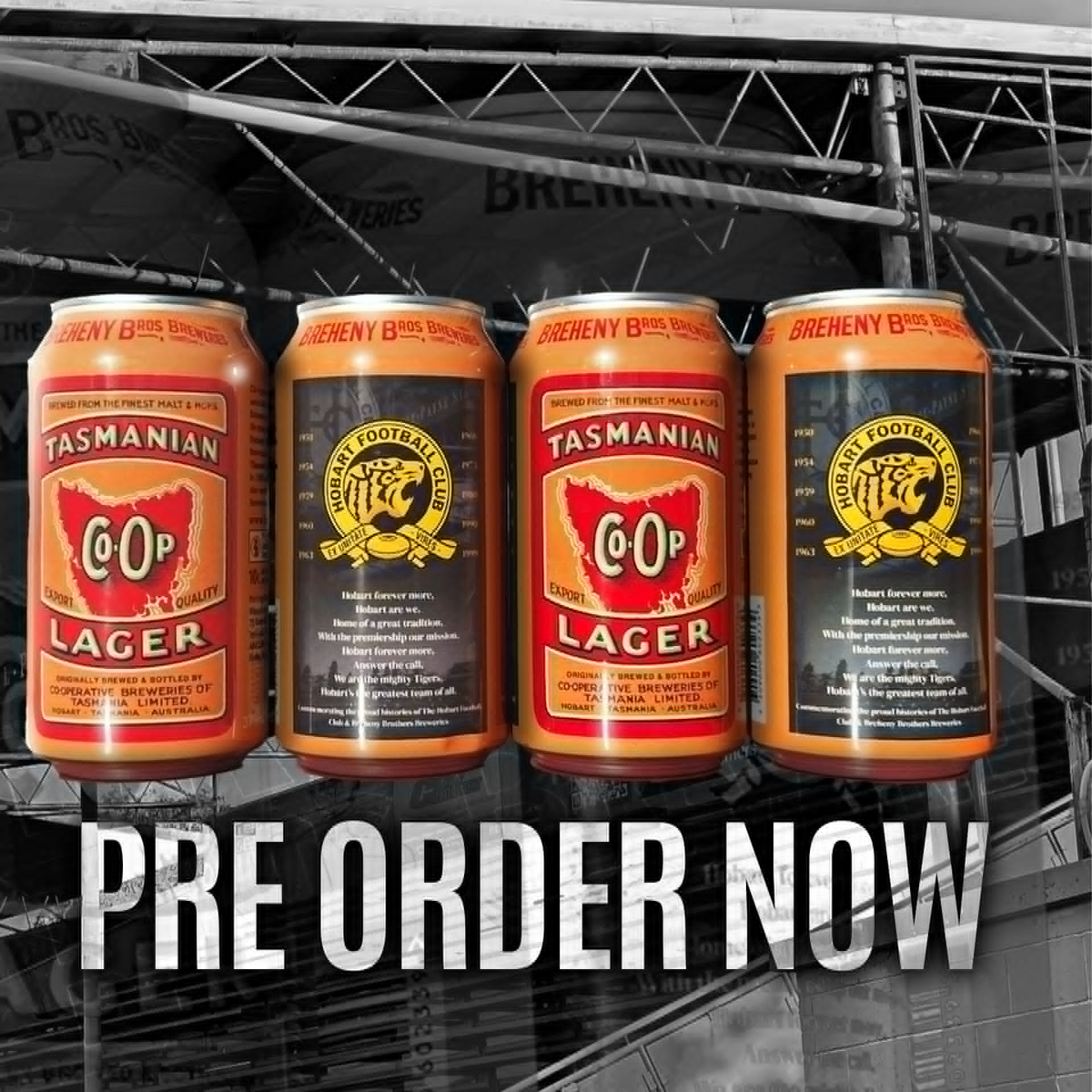 Hobart FC x Breheny Bros Commemorative Lager