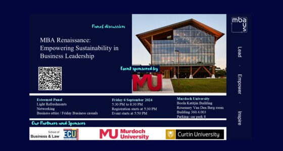 MBAus WA- MBA Renaissance: Empowering Sustainability in Business Leadership