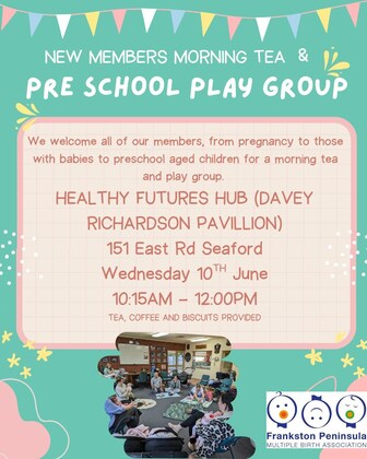 New members morning tea and playgroup
