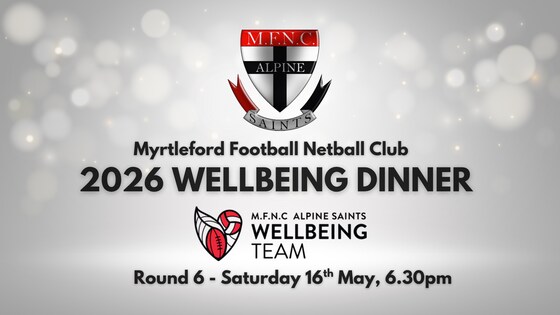 MFNC 2026 MENTAL WELLBEING DINNER & GUEST SPEAKER - ANTHONY KLARICA