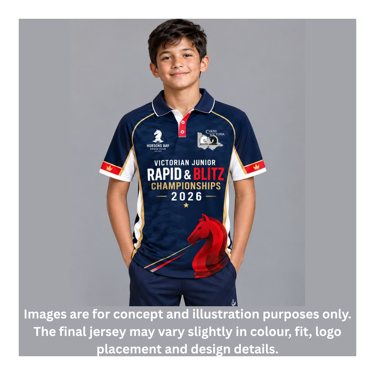 Victorian Junior Rapid & Blitz Championships 2026 – Official Jersey