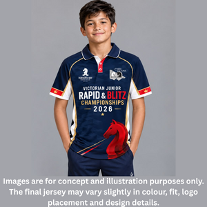 Victorian Junior Rapid & Blitz Championships 2026 – Official Jersey image 1