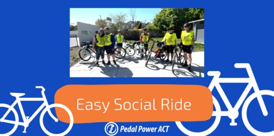 Easy Social Rides October 19 2025 (Langton Crescent to Parliament House)