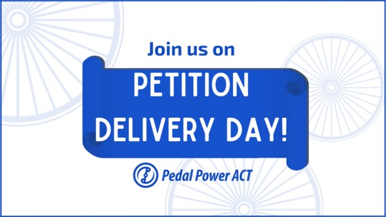 Cycling Infrastructure Petition Delivery Day