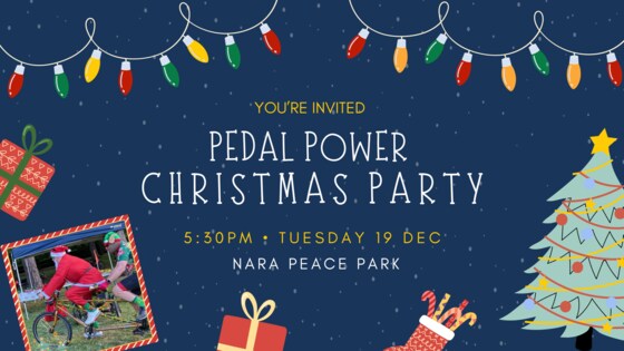 CANCELLED - Pedal Power Christmas Party 