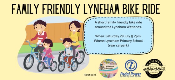 Family Friendly Bike Ride (pre Light Up Lyneham)