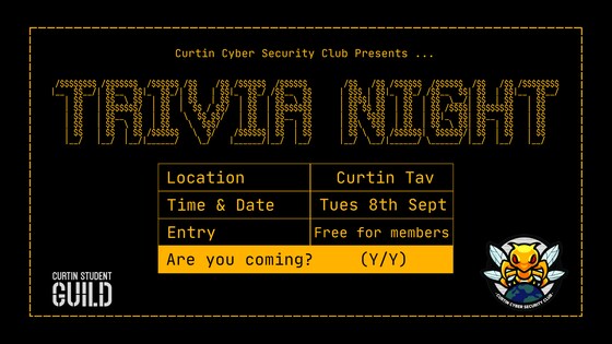 CCSC: Trivia Night