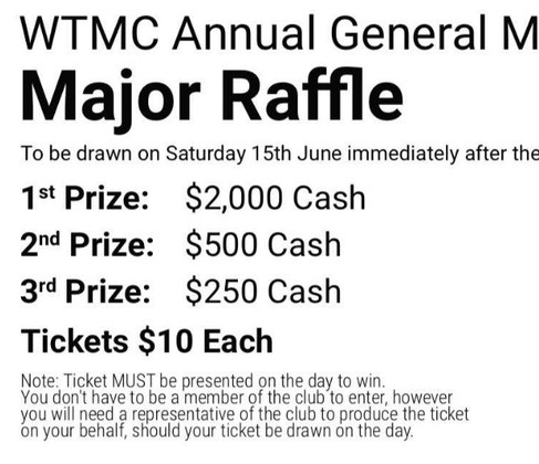 Club AGM Raffle