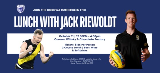 COROWA WHISKY CHOCOLATE LUNCHEON WITH JACK RIEWOLDT