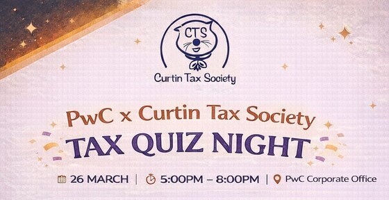 PwC x Curtin Tax Society: Tax Quiz Night