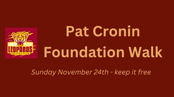 Pat Cronin Foundation Walk
