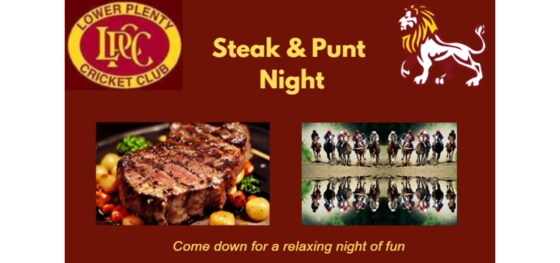 Steak and Punt Night