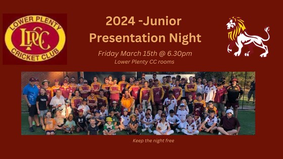 2024 LPCC Junior Presentation Night
