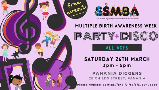 Multiple Birth Awareness Week Party & Disco