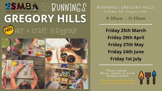 Bunnings Gregory Hills Playgroup 2022