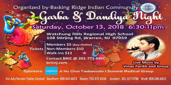 BRIC  Dandiya 2018 with Live Music -  SOLD OUT!