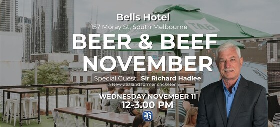 Beer & Beef Melbourne November 2026 Luncheon