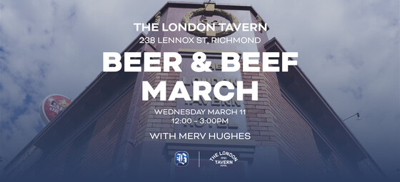 Merv Hughes at Beer & Beef – Tickets Close Friday 6PM