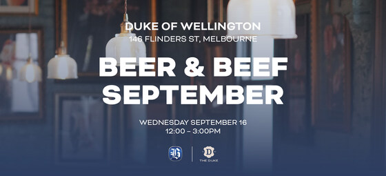 Beer & Beef Melbourne September 2026 Luncheon