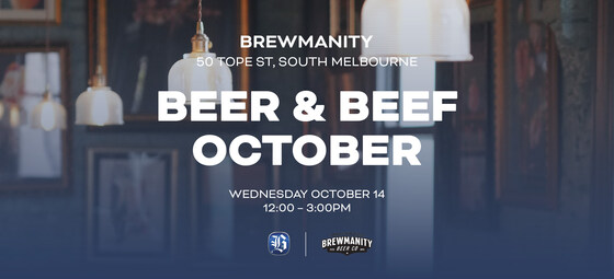 Beer & Beef Melbourne October 2026 Luncheon