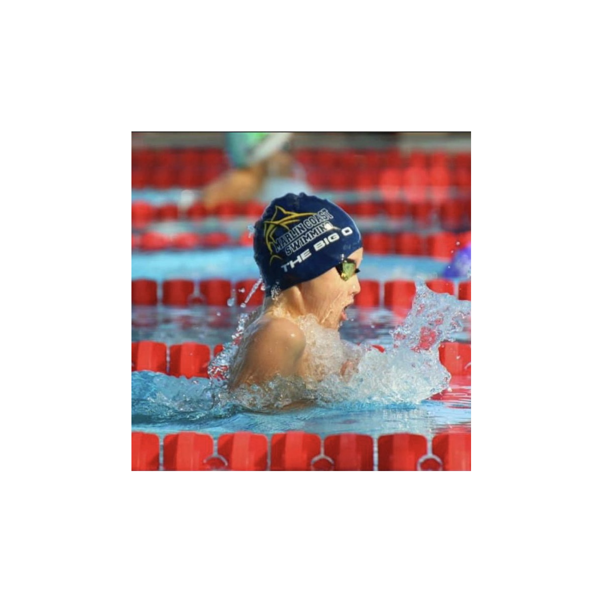 Personalised swim cap 