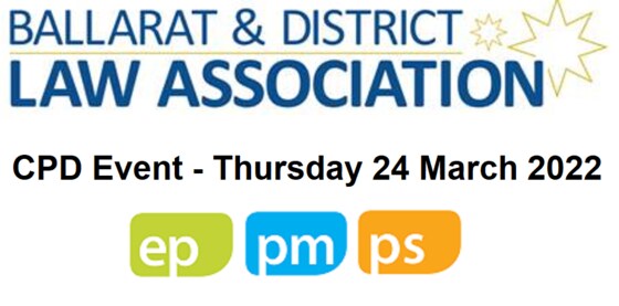 BDLA CPD Event 1 (3 points)