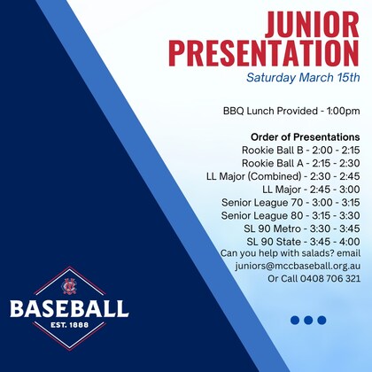 Junior Presentation @ Surrey